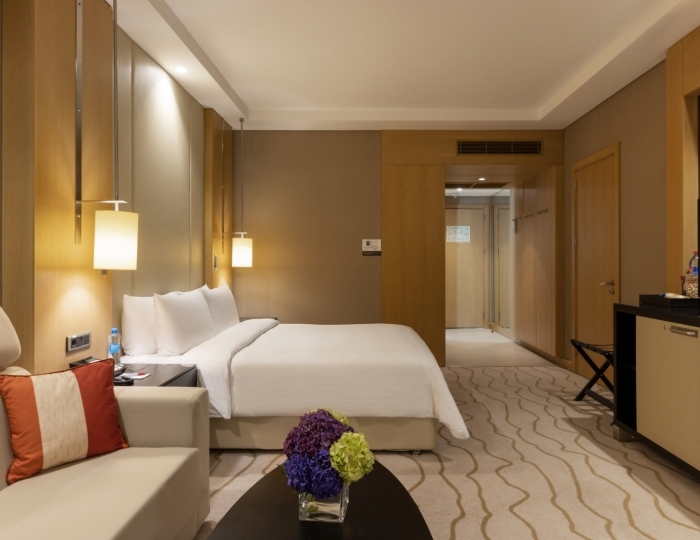 Делюкс с одной двуспальной кроватью - Отель Марриотт Красная Поляна / Sochi Marriott Krasnaya Polyana