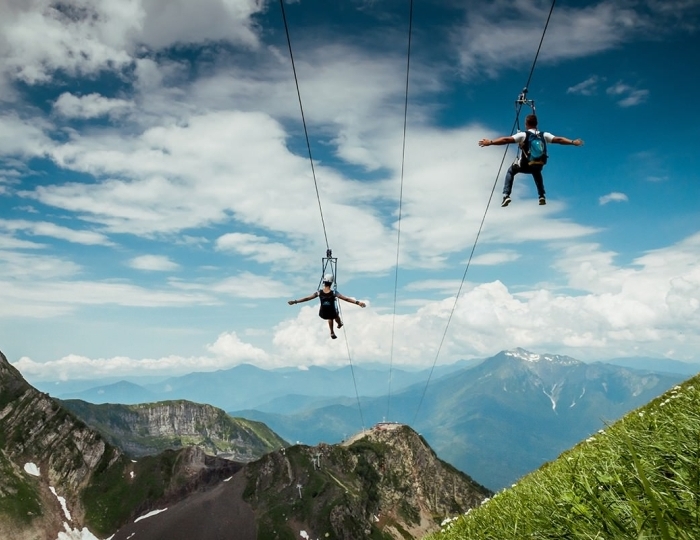 Развлечения круглый год на территории курорта - Отель Марриотт Красная Поляна / Sochi Marriott Krasnaya Polyana