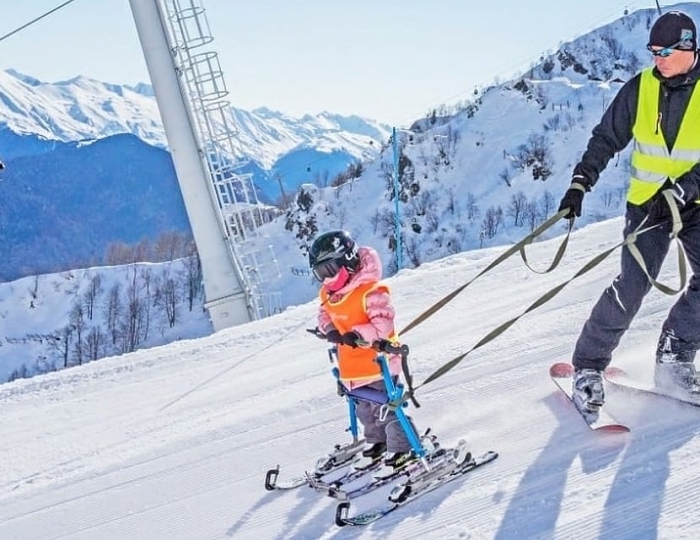 Зимние развлечения на территории курорта - Отель Марриотт Красная Поляна / Sochi Marriott Krasnaya Polyana