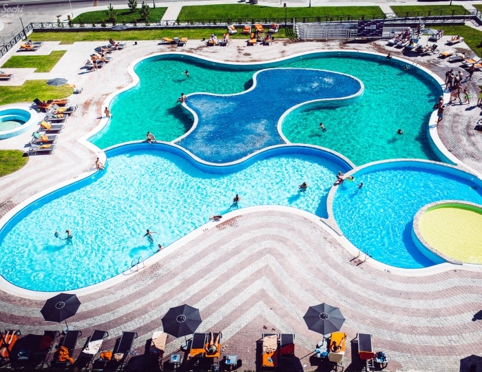 Бассейн для детей - Отель Марриотт Красная Поляна / Sochi Marriott Krasnaya Polyana